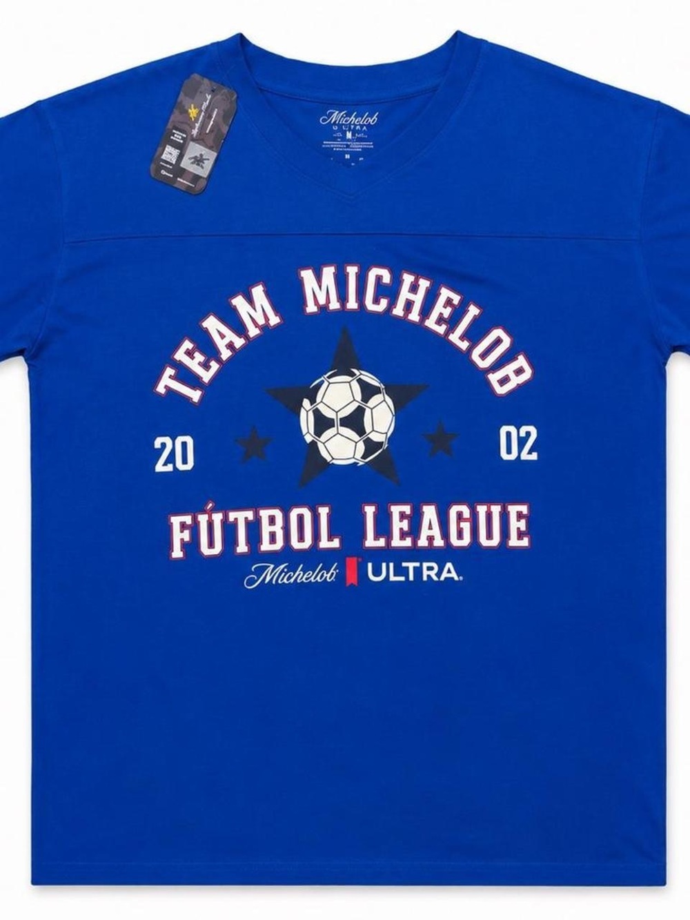 Michelob Ultra Men's Royal Blue 'Team Michelob Fútbol League' Graphic Tee